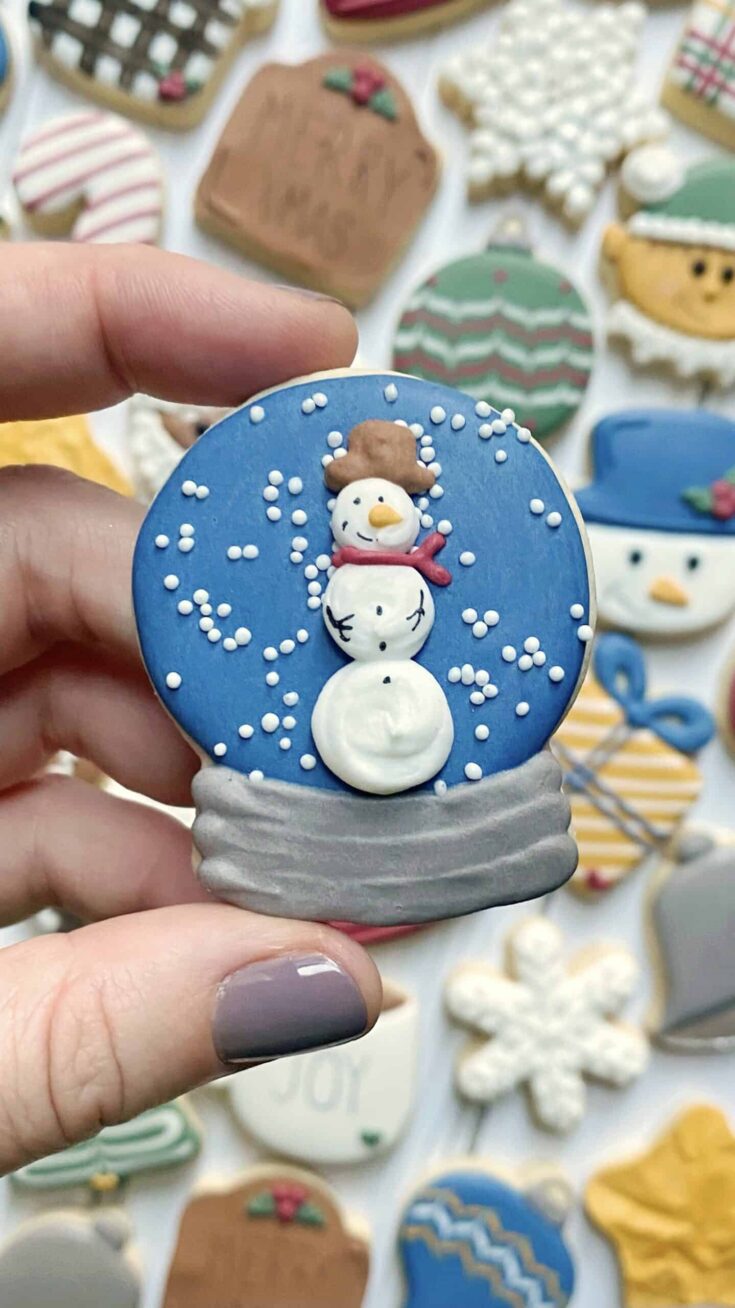 Snow Globe Sugar Cookies