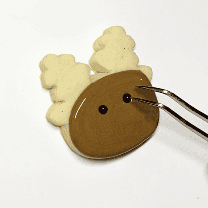 Step-by-Step Decorating Instructions for Rudolph Christmas Cookies