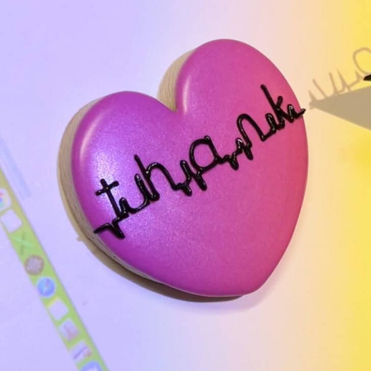 how to decorate thank you cookies decorated with royal icing