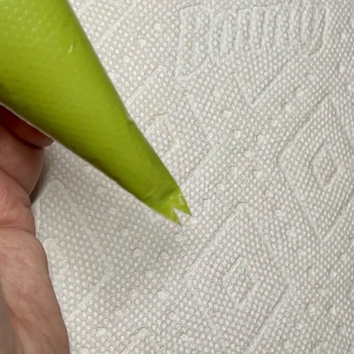 How to Pipe Leaves (& Flower Petals) with a Tipless Piping Bag