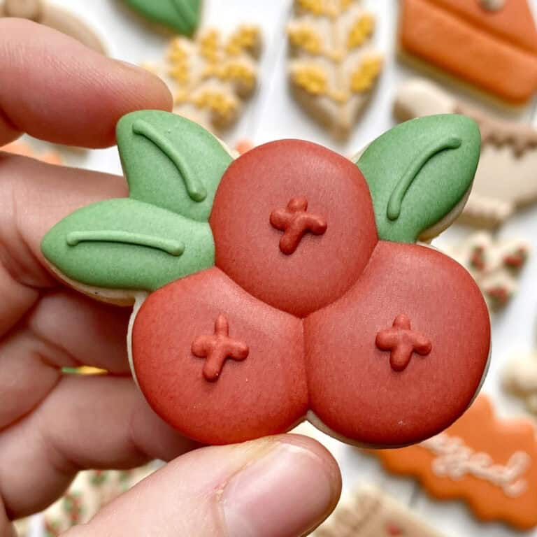 Mini Cranberry Sugar Cookies