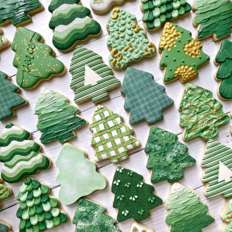 Christmas Tree Cookies