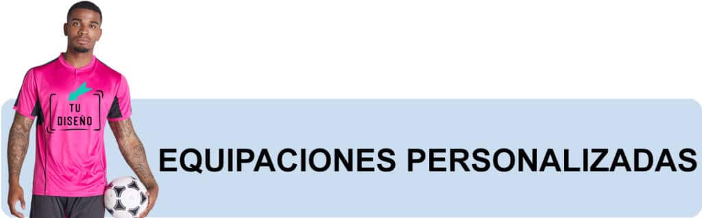 Equipación personalizada con logo en el pecho, ejemplo real.