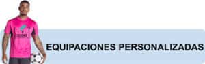 Equipación personalizada con logo en el pecho, ejemplo real.