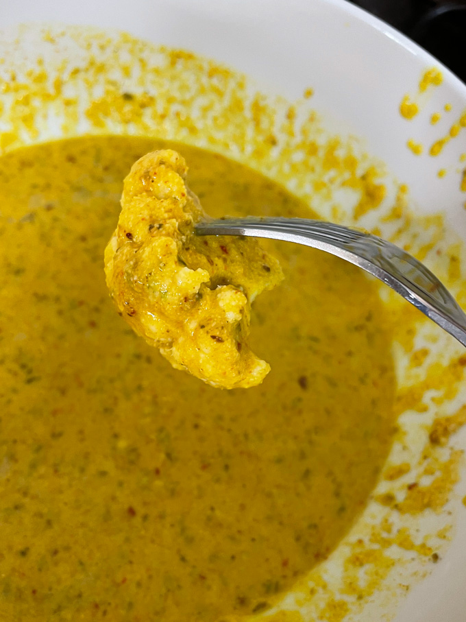 פאקורה - ירקות בטמפורה של קמח חומוס