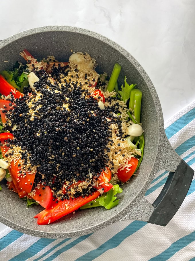 קדירת ירקות ודגנים