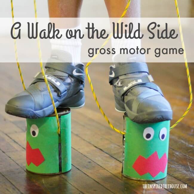 The Inspired Treehouse - Looking for fun Halloween ideas for kids?  Kids will love wearing these fun monster feet to take a walk on the wild side! 