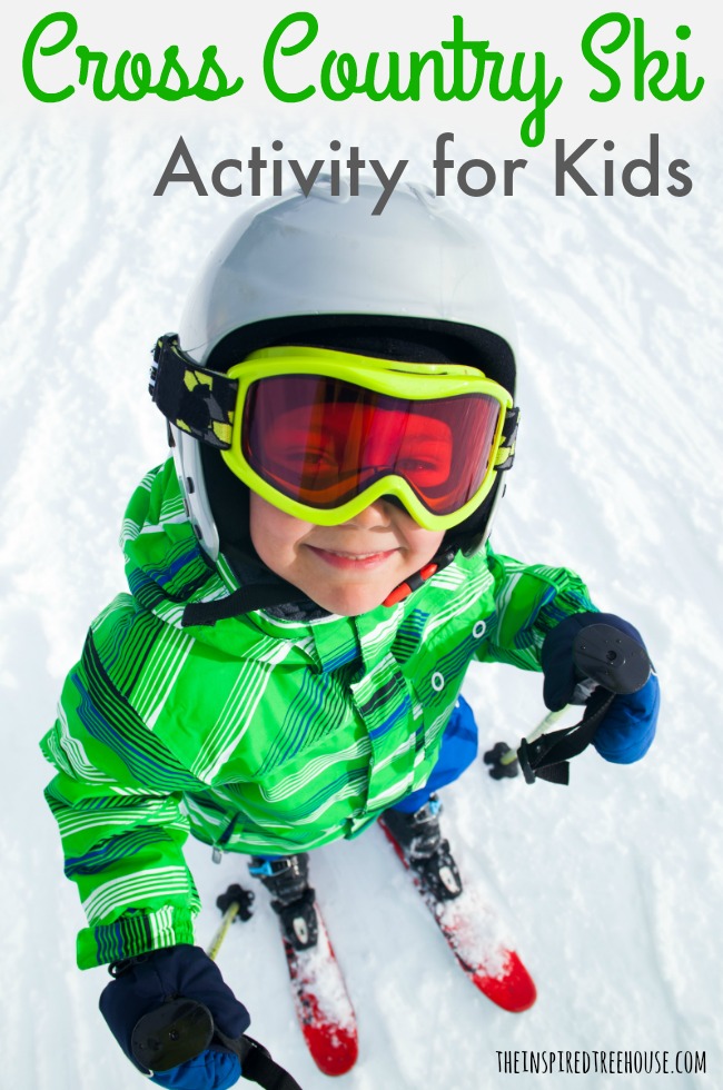 The Inspired Treehouse - This indoor kids cross country ski activity is the perfect way to get kids interested in the winter games!