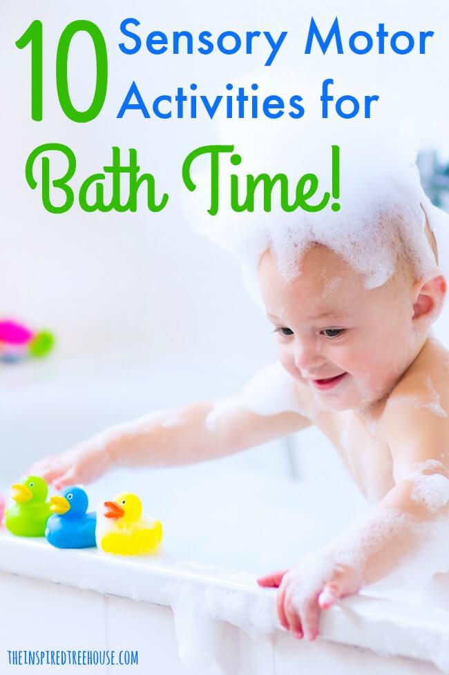 The Inspired Treehouse - Bath time is a great time for sensory activities and motor play. Here are 10 activities to bring adventure to your child’s bathtub.