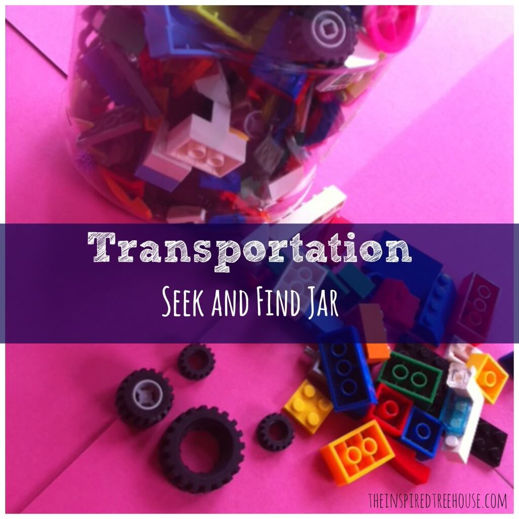transportation seek and find jar