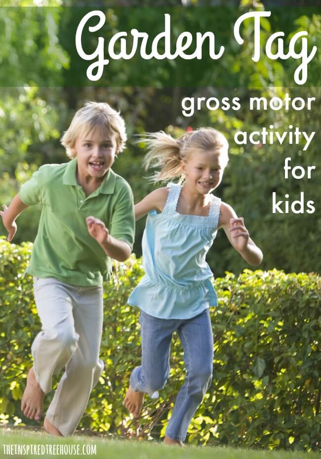 garden tag gross motor activities pin
