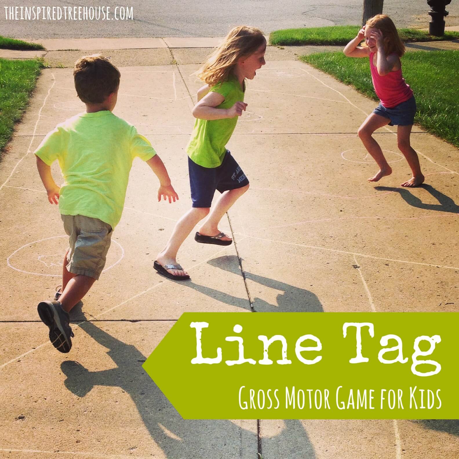 gross motor activities line tag