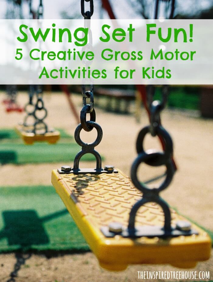 swing set gross motor activities for kids image