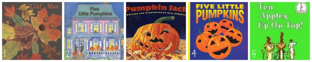 fall activities and books for kids collage 1