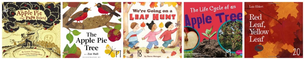 fall activities and books for kids collage 4