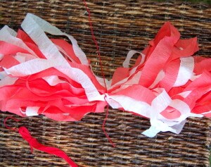 tied streamers