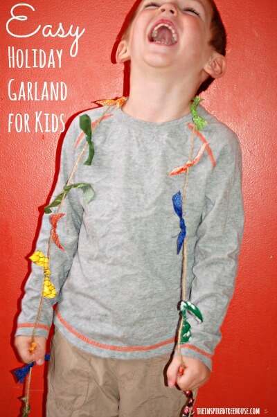 easy crafts for kids holiday garland post FINAL