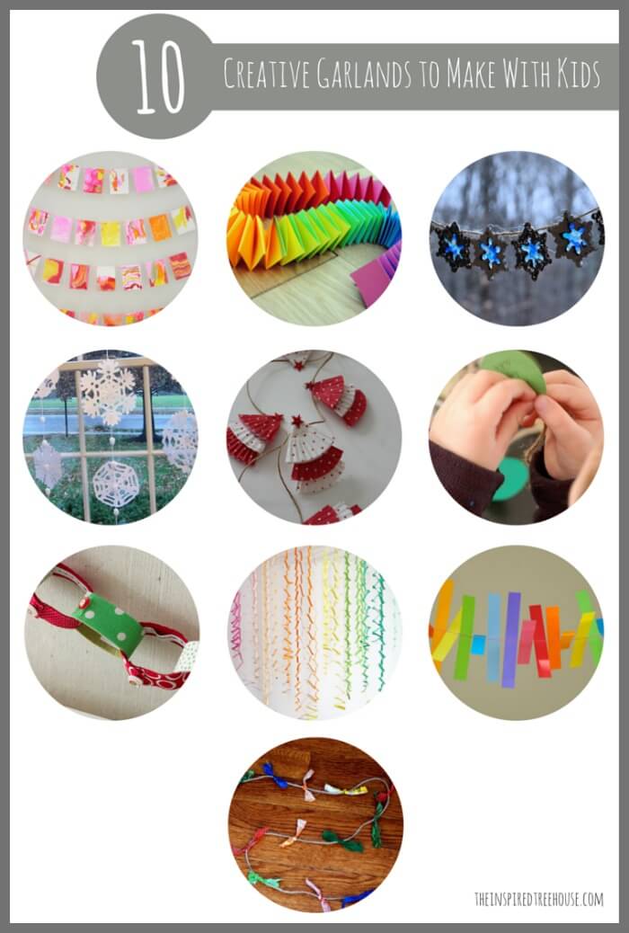 fine motor skills 10 Creative Kid-Made Garlands featured