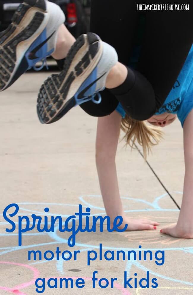 The Inspired Treehouse - This fun motor planning game is the perfect way to welcome spring!