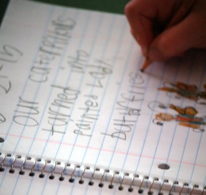 Week 7 featured handwriting for kids