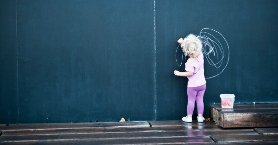 The Inspired Treehouse - Learn about the benefits of having kids work on a vertical surface from pediatric therapists.