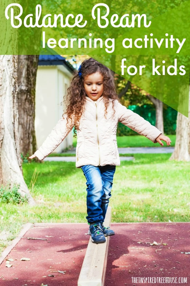 The Inspired Treehouse - Improving balance can be fun and challenging.  Here's a fun way to use a balance beam to promote academic skills.