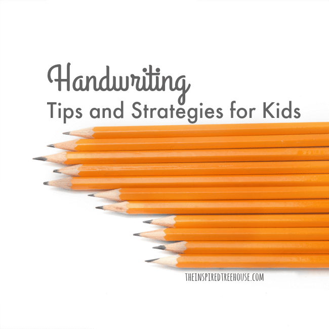 The Inspired Treehouse - There are many simple ways to support kids as they develop handwriting skills in the classroom and at home.