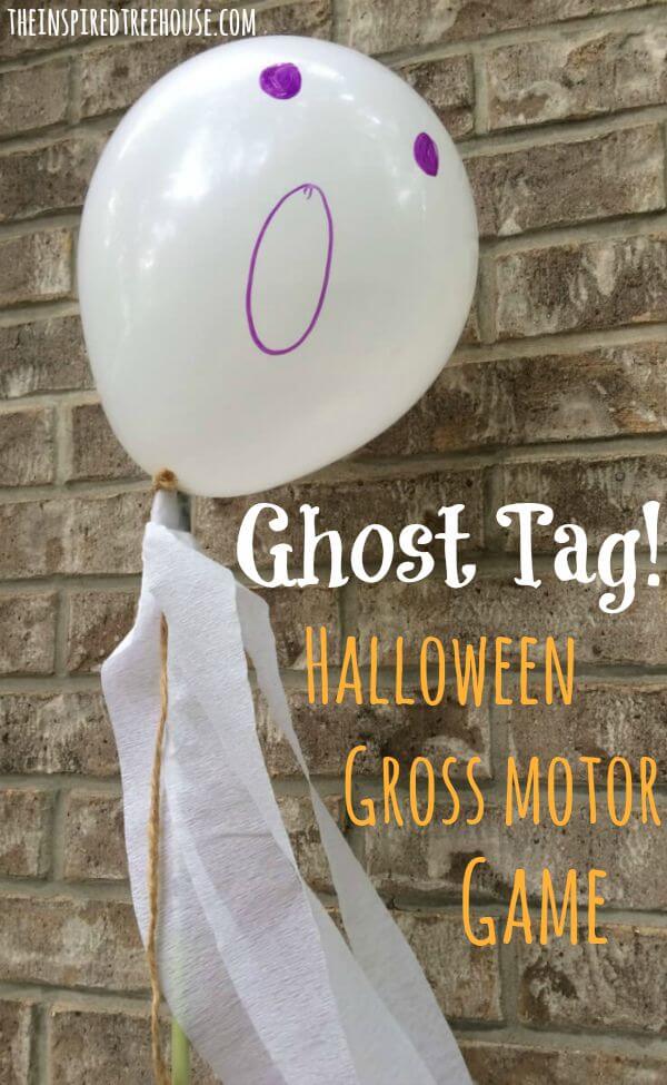 halloween party ideas for kids ghost tag title