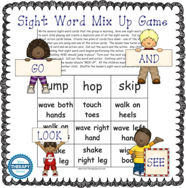 active learning strategies sight words