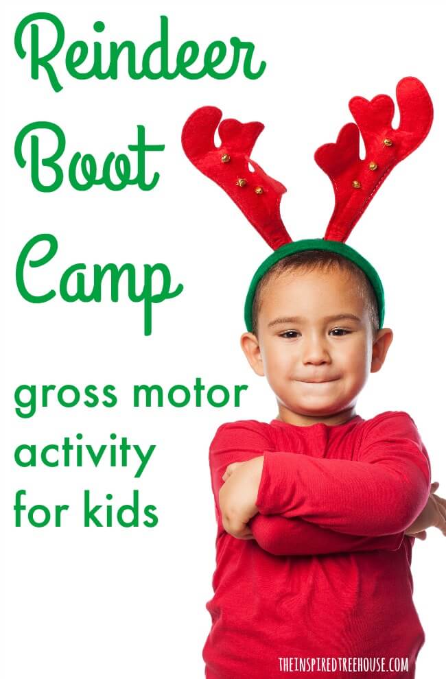 The Inspired Treehouse - These holiday gross motor activities for kids are perfect for a classroom holiday party or just to keep kids moving inside on a cold, snowy day!