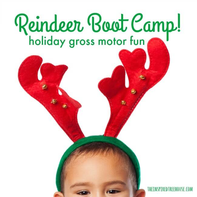 The Inspired Treehouse - These holiday gross motor activities for kids are perfect for a classroom holiday party or just to keep kids moving inside on a cold, snowy day!
