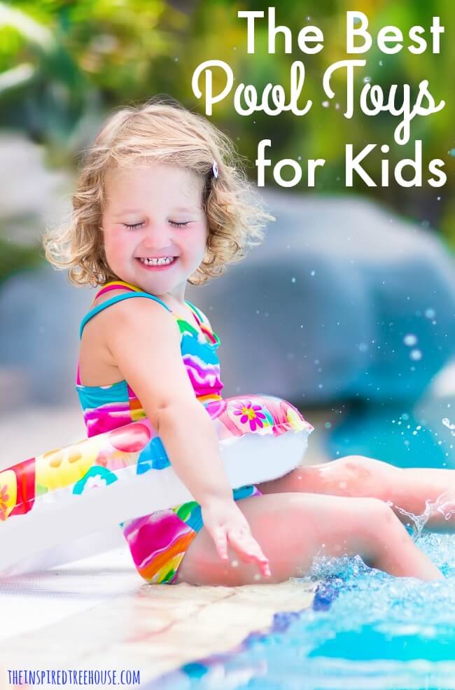The Inspired Treehouse - Pool toys for kids are a great way to spice up water play while also working on all kinds of developmental skills!