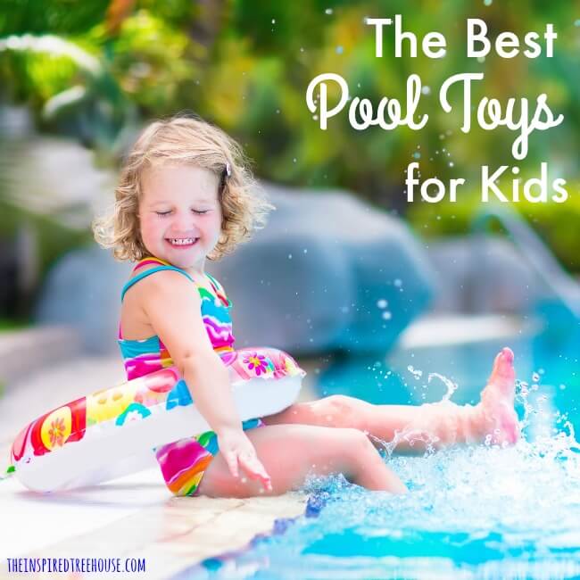 The Inspired Treehouse - Pool toys for kids are a great way to spice up water play while also working on all kinds of developmental skills!