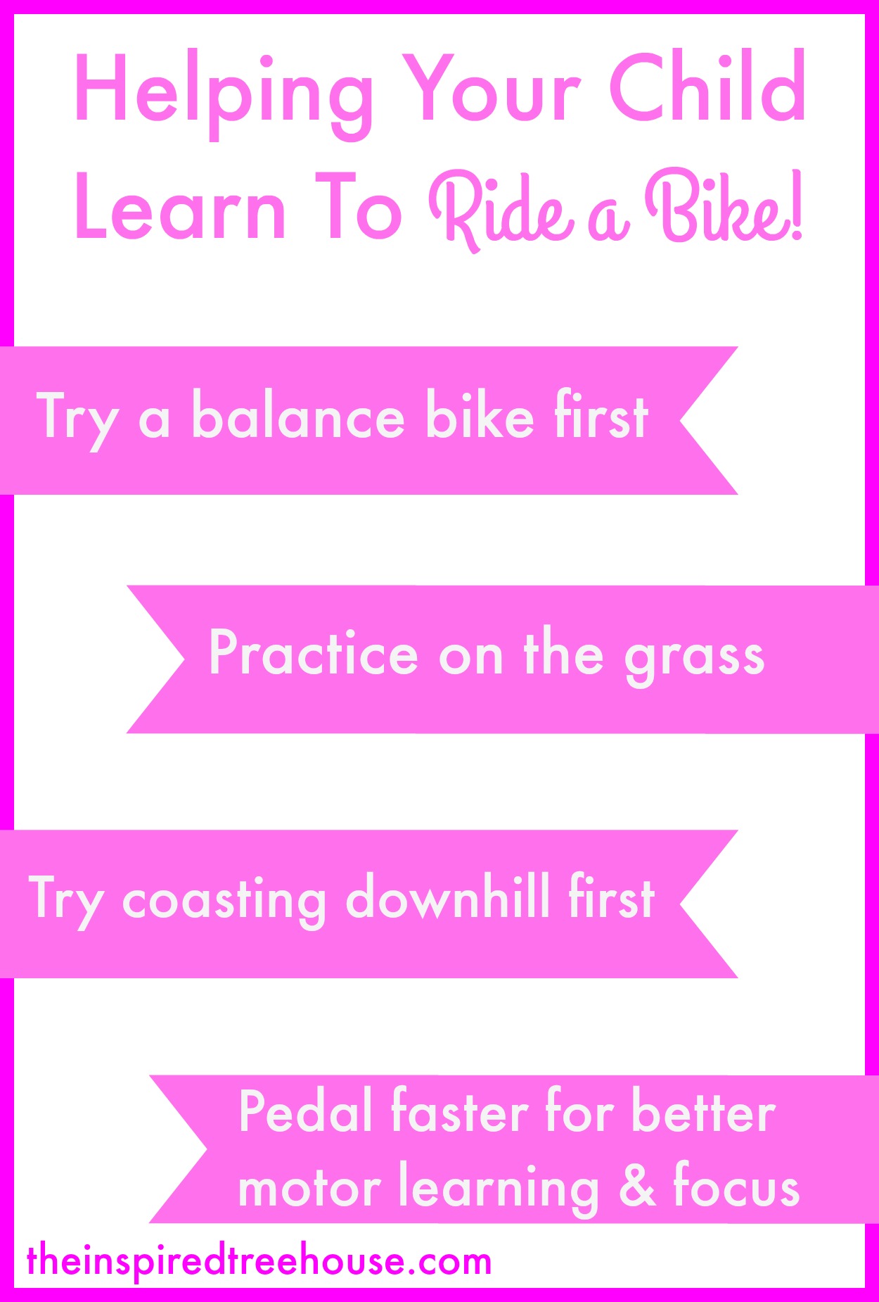 Ride a bike graphic