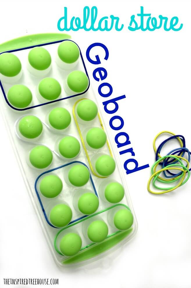 The Inspired Treehouse - This super cheap geoboard fine motor activity is the perfect thing to throw in your therapy bag as a warmup to get little fingers moving!