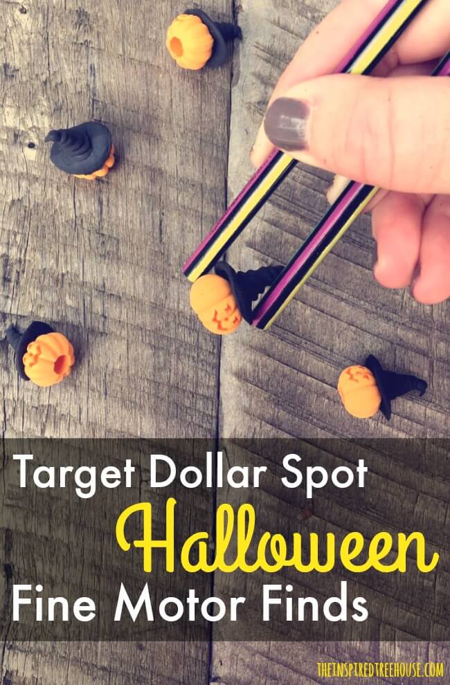 The Inspired Treehouse - Check out these awesome fine motor finds for Halloween from the Target Dollar Spot!