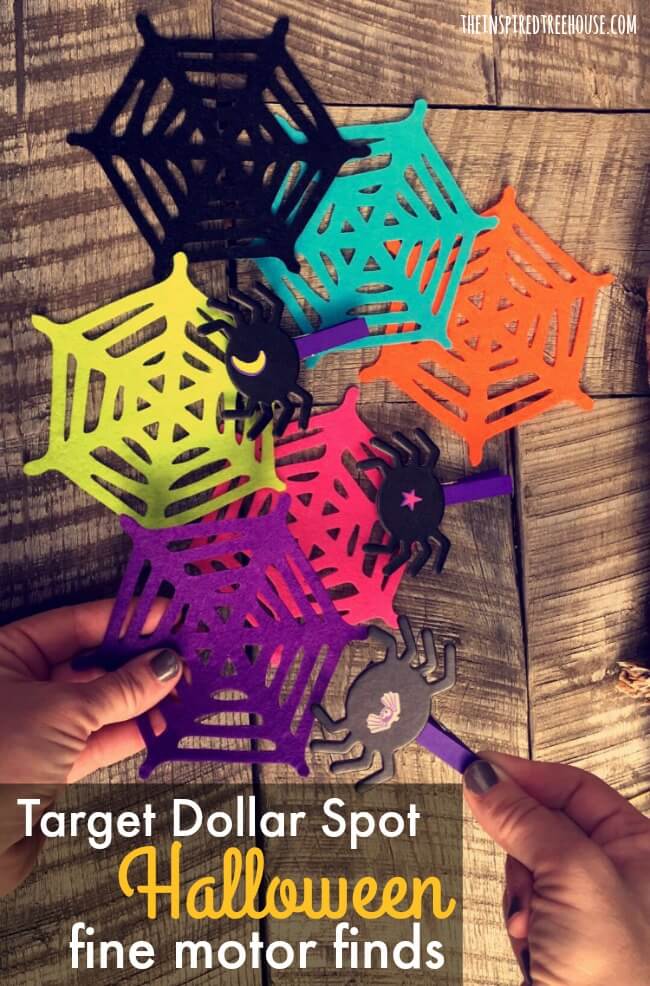 The Inspired Treehouse - Check out these awesome fine motor finds for Halloween from the Target Dollar Spot!
