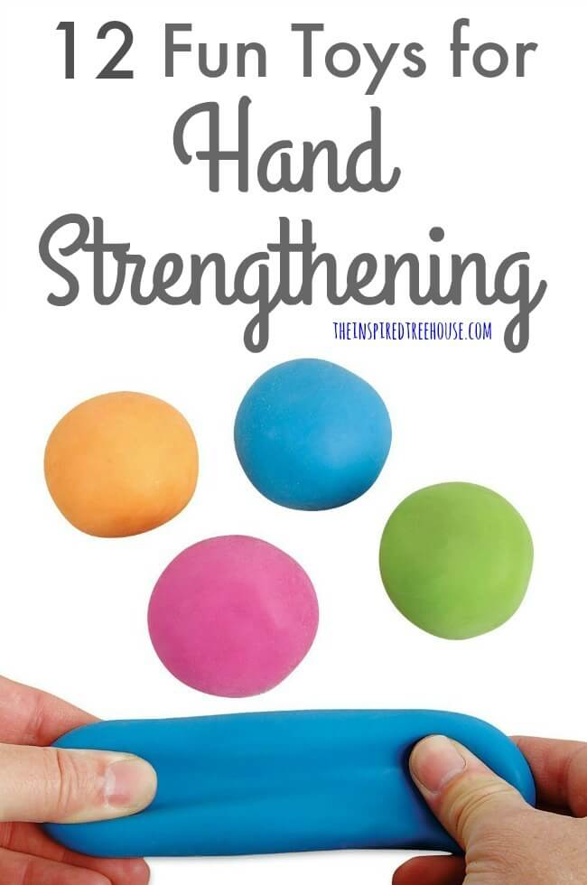 The Inspired Treehouse - These fun toys for hand strengthening are perfect for getting kids interested and engaged!