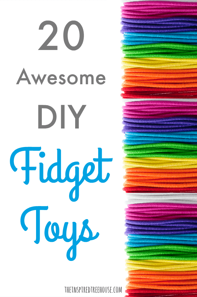 Colorful rubber bands to be used as DIY fidget toys.