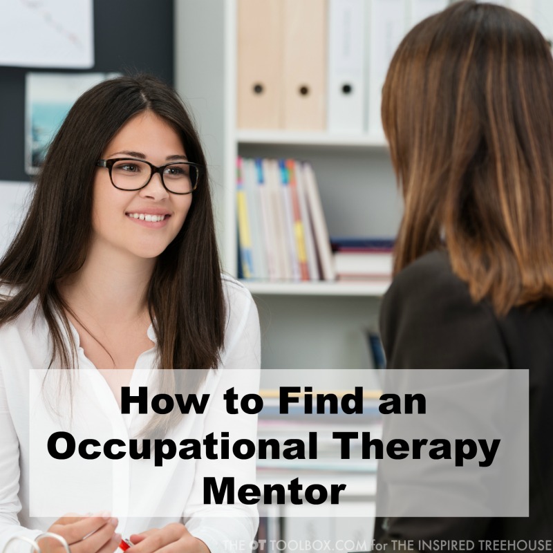 The Inspired Treehouse - We're sharing lots of information about mentorship, along with an awesome online resource that can help therapists find a mentor.