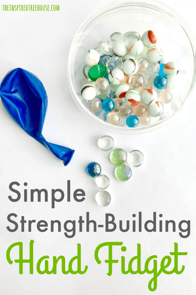 The Inspired Treehouse - What’s better than a fun fidget tool?  A hand fidget that promotes hand strength and one that kids can make themselves!  