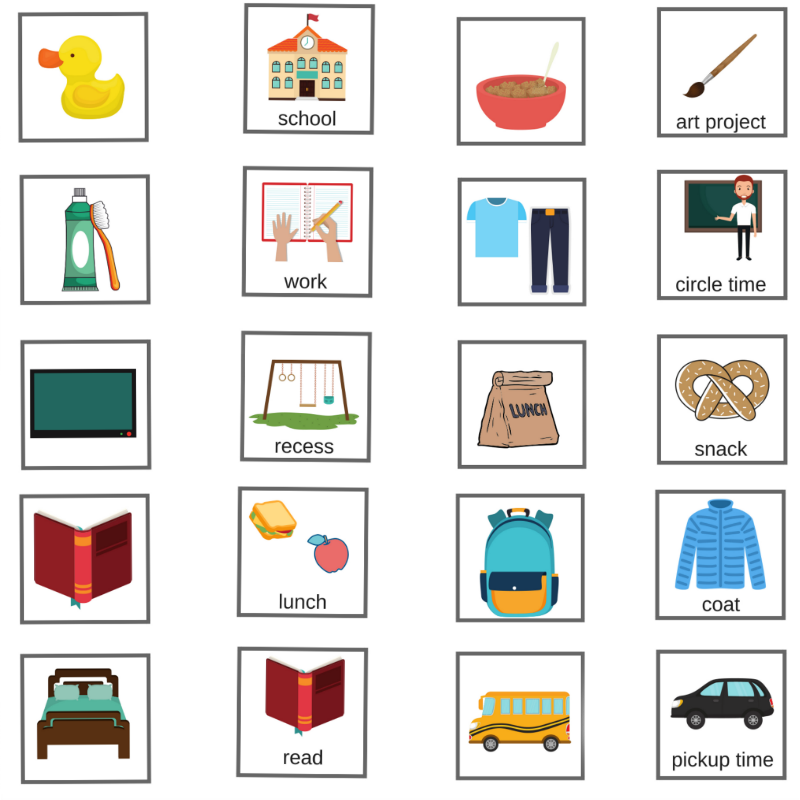 The Inspired Treehouse - Learn more about creating effective visual schedules for kids from occupational therapist, Meg Proctor!