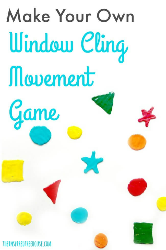 The Inspired Treehouse - Making these DIY window clings is a great fine motor activity for kids and playing with them can promote coordination, body awareness, and more!