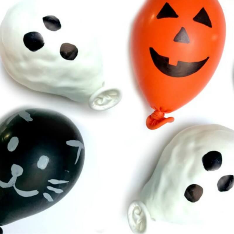 The Inspired Treehouse - These simple and squishy DIY fidgets for Halloween are fun to make and even more fun to squish and squeeze!