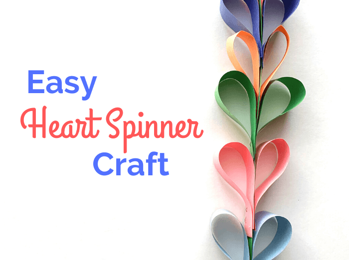 photo of valentine craft made out of paper