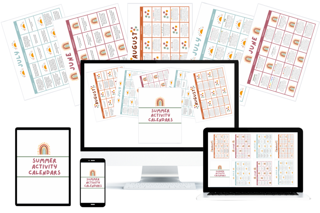 Summer Activity Calendar Bundle