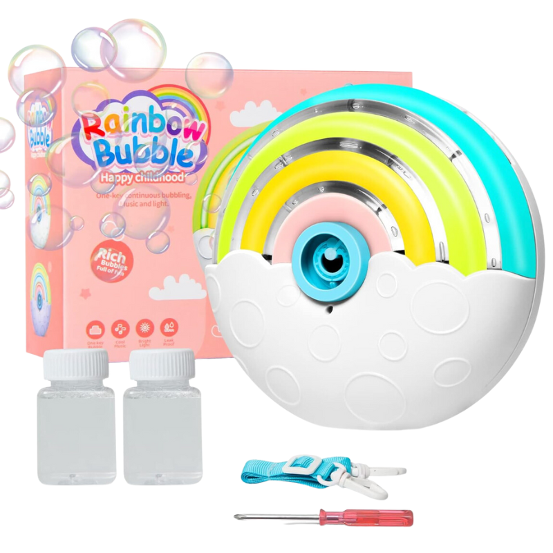 rainbow bubble machine