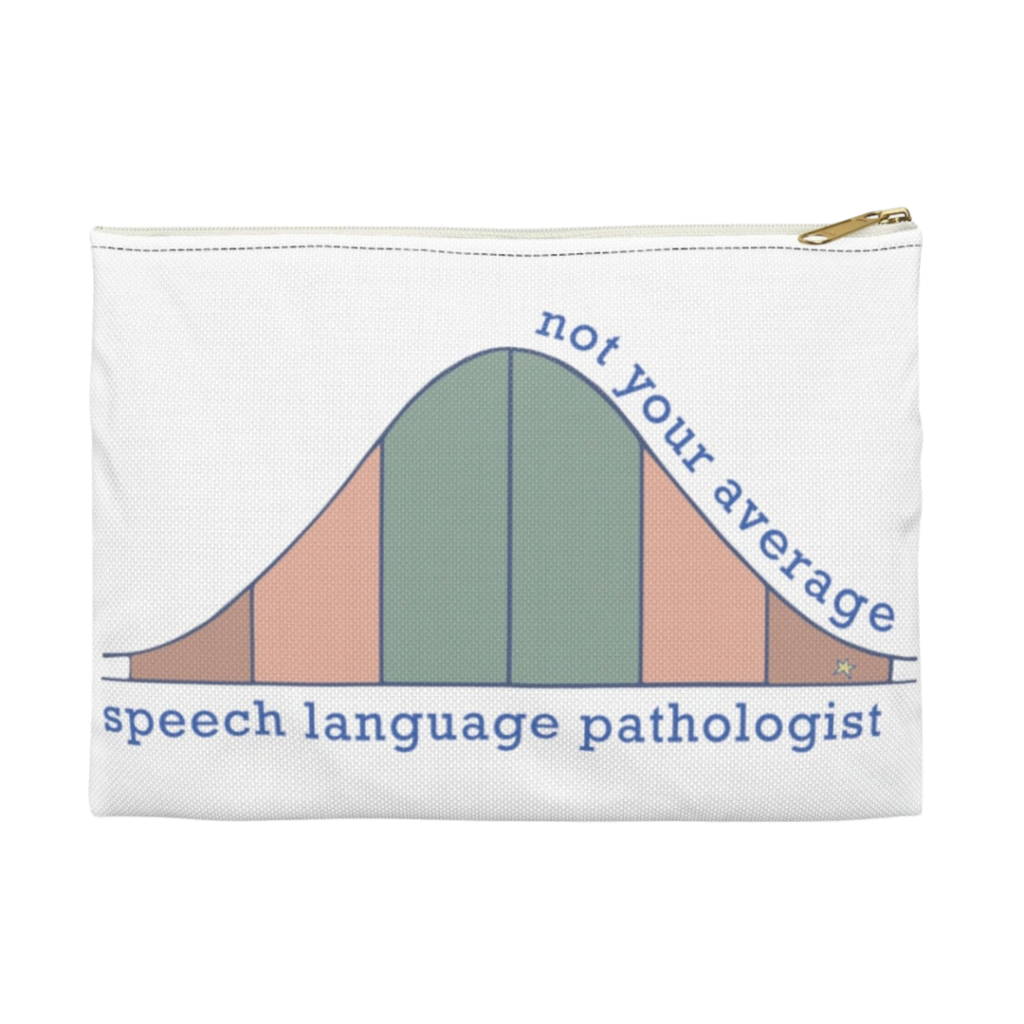 cute zipper bags for speech therapists
