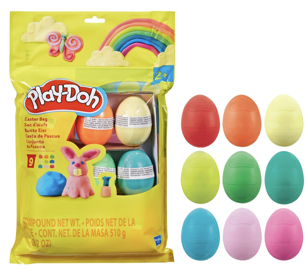 Easter Basket Stuffers Play Dough Eggs