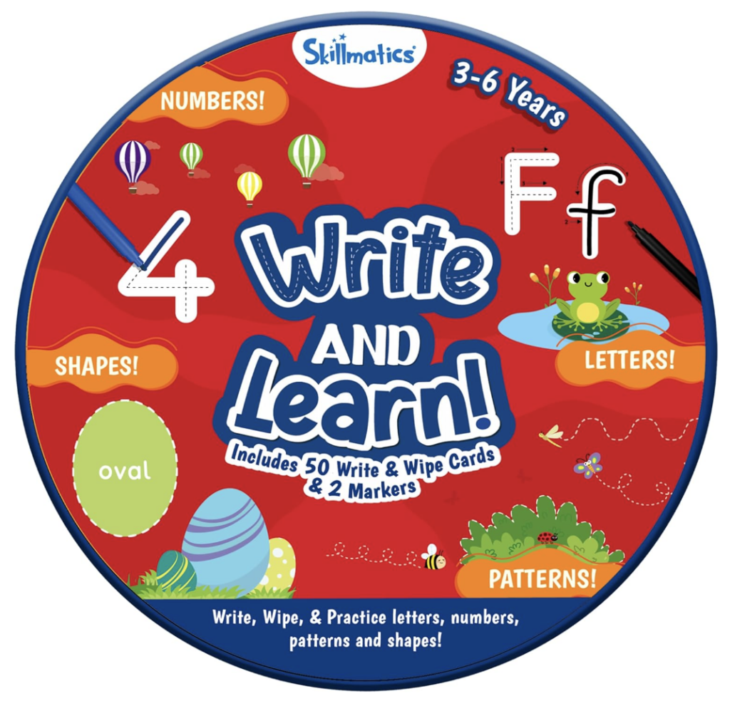 Easter basket stuffers write and learn cards